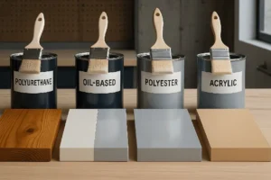 مقایسه انواع رنگ چوب و روش های رنگ آمیزی آن