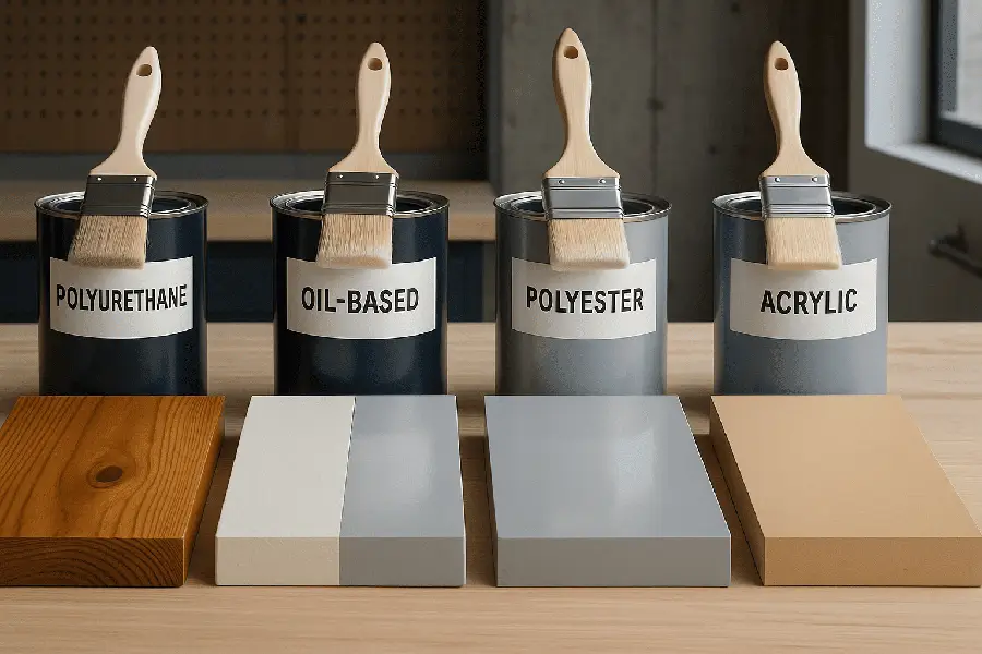 مقایسه انواع رنگ چوب و روش های رنگ آمیزی آن