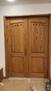 نمونه کار نماکاران سپند | تولید کننده کابنت و دکور چوبی | نمونه کار ساخت درب چوبی