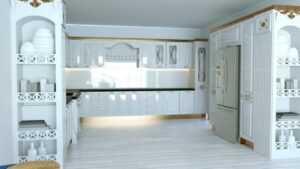 نمونه کارهای کابینت روشن