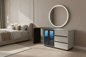 نمونه میز آرایش سرویس خواب مدرن تولیدی سرویس خواب مازل در چاردونگه دات کام