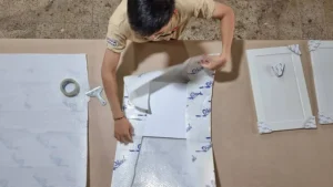 بسته بندی درب و نمای وکیوم چیزل